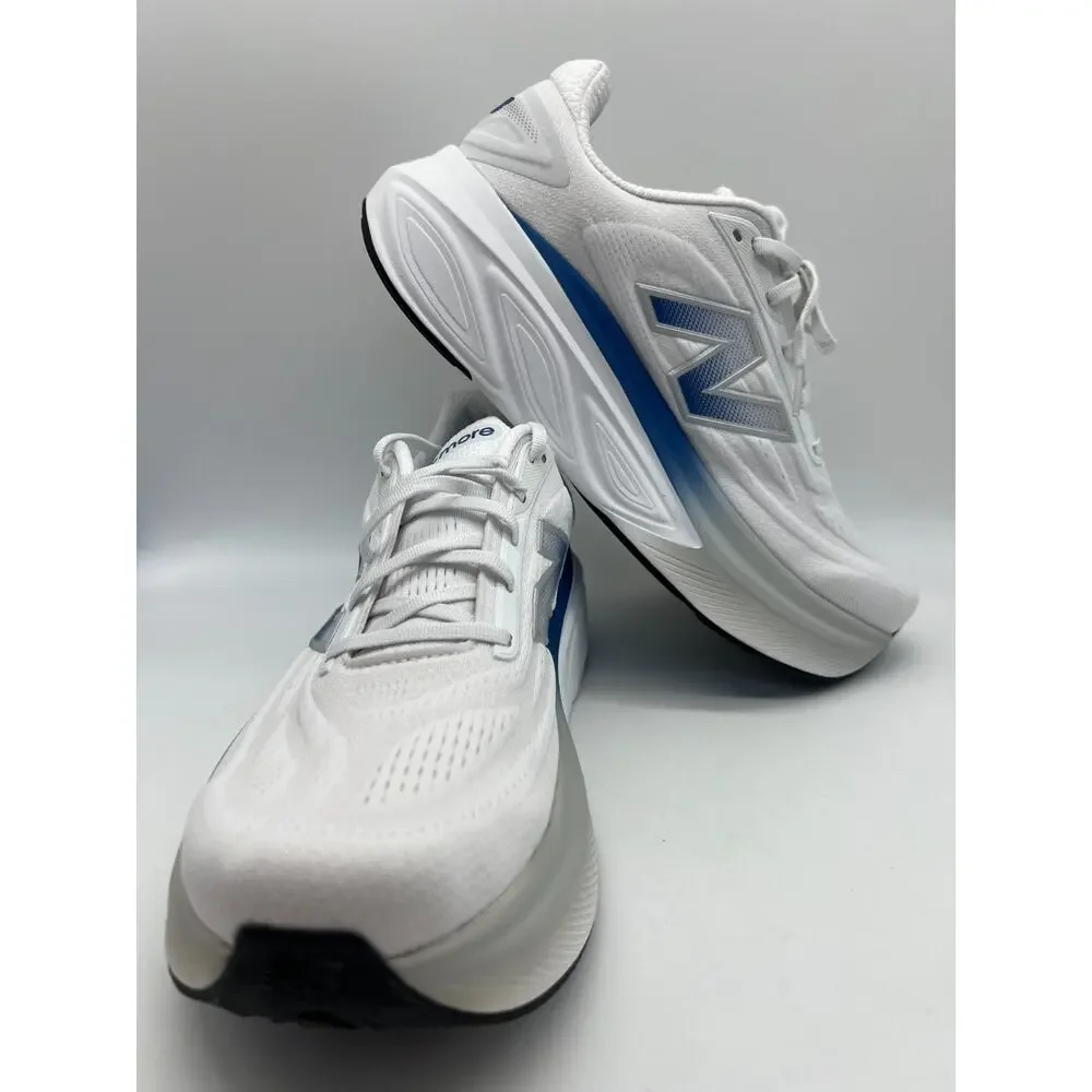 New Balance Fresh Foam X More V6 Men’s Size 11 White Blue Agate MMORLB6 New